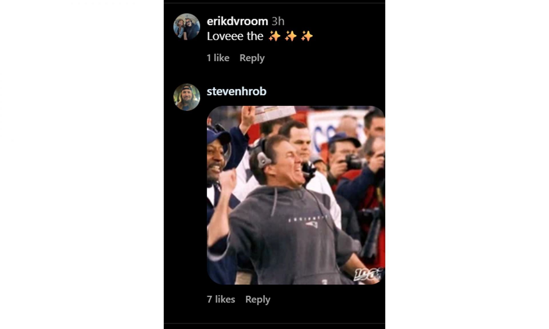 Screenshot, via Instagram